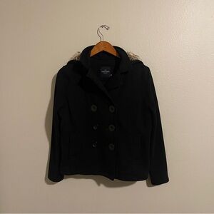 Black Hoodie Peacoat Sz. Small 4-6